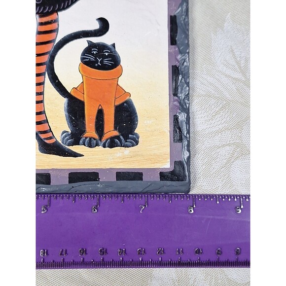 2 Halloween Witch Spells Wall Hangings 10" x 8” Slate Art Plaques Pictures Decor - Picture 6 of 7